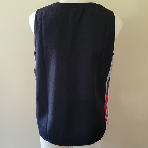 Davina tropical pleated blouse size medium - Picture 4 of 6